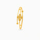 Gold Plated Floral Blossom Single Bangle
