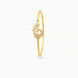 Gold Plated Classic Peacock AD Single Bangle