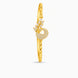 Gold Plated Classic Peacock AD Single Bangle