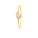 Gold Plated Classic Peacock AD Single Bangle