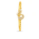Gold Plated Classic Peacock AD Single Bangle