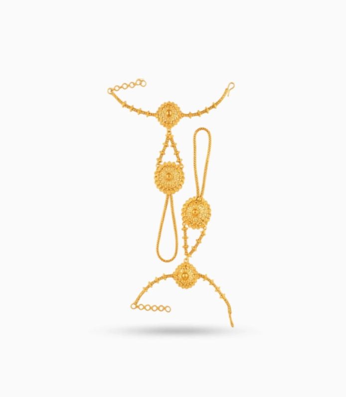 Gold Plated Refined Hand Harness