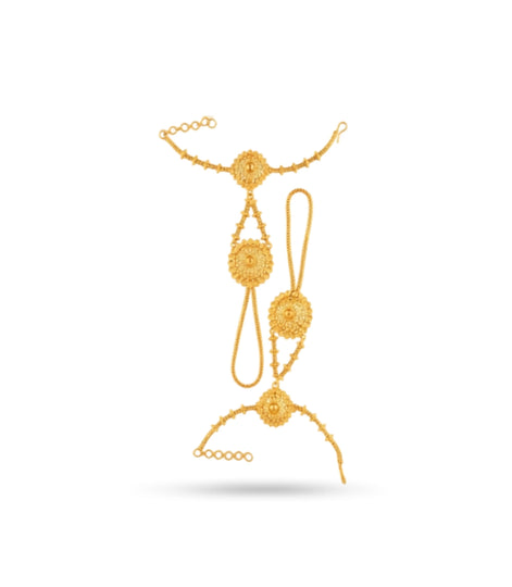 Gold Plated Refined Hand Harness