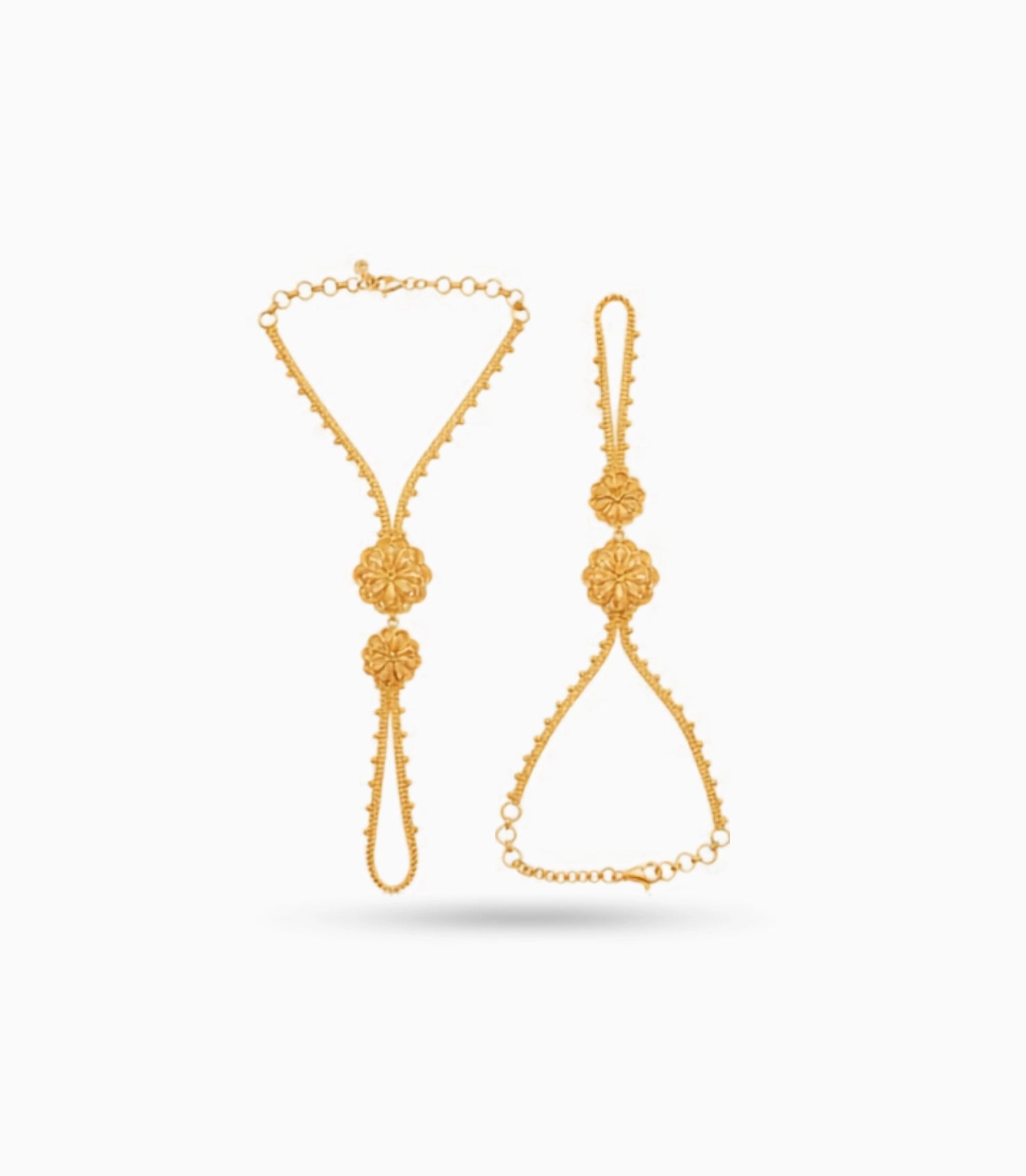 Gold Plated Regal Hand Harness