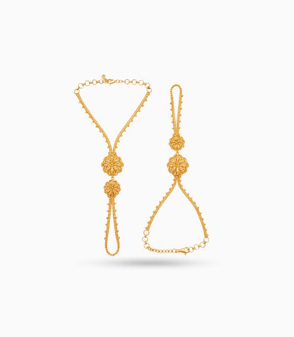 Gold Plated Regal Hand Harness