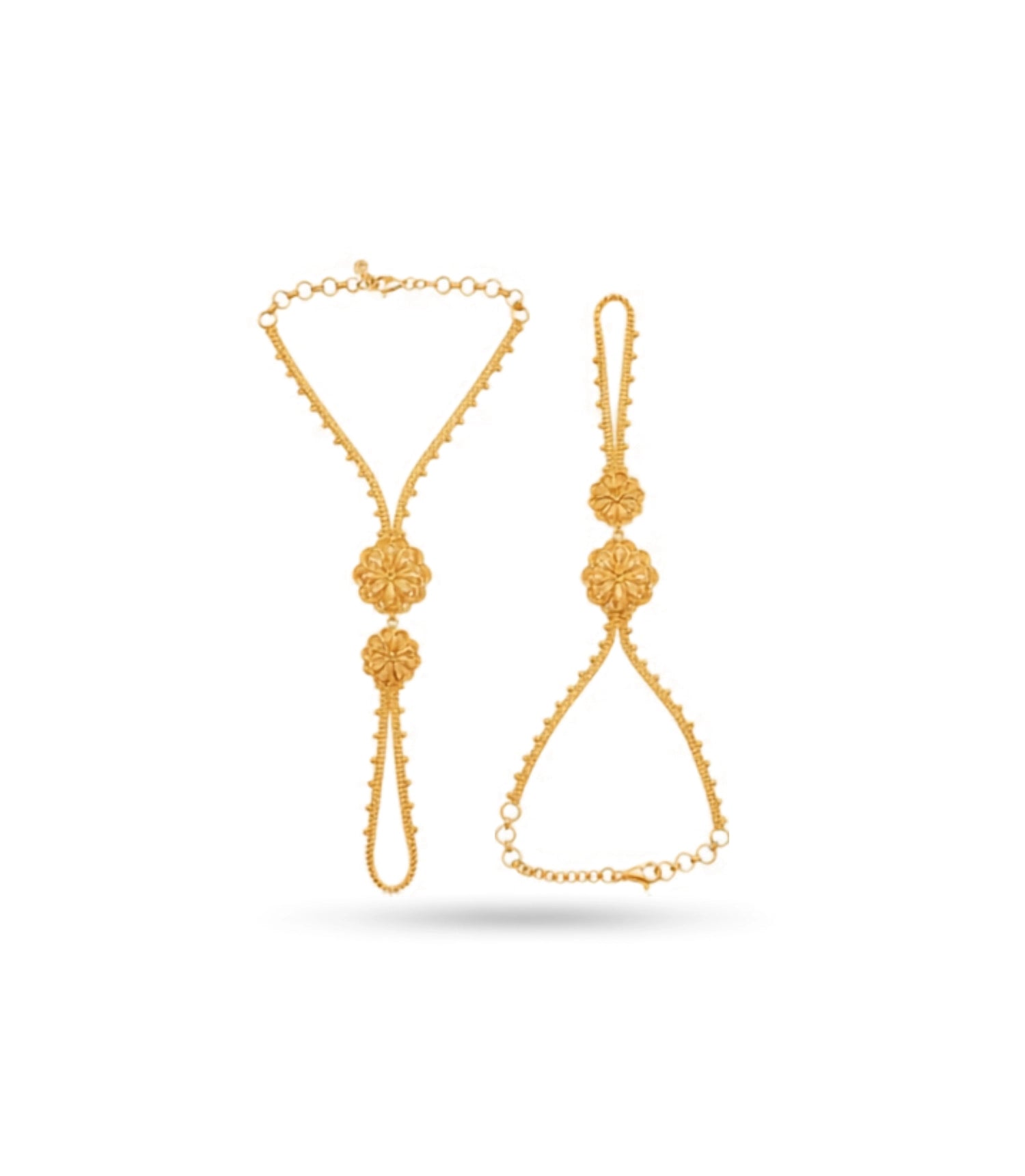 Gold Plated Regal Hand Harness