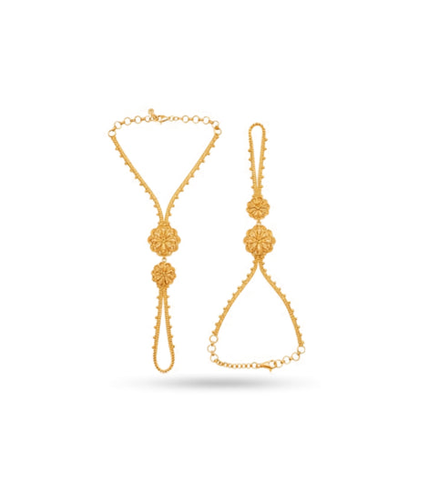 Gold Plated Regal Hand Harness