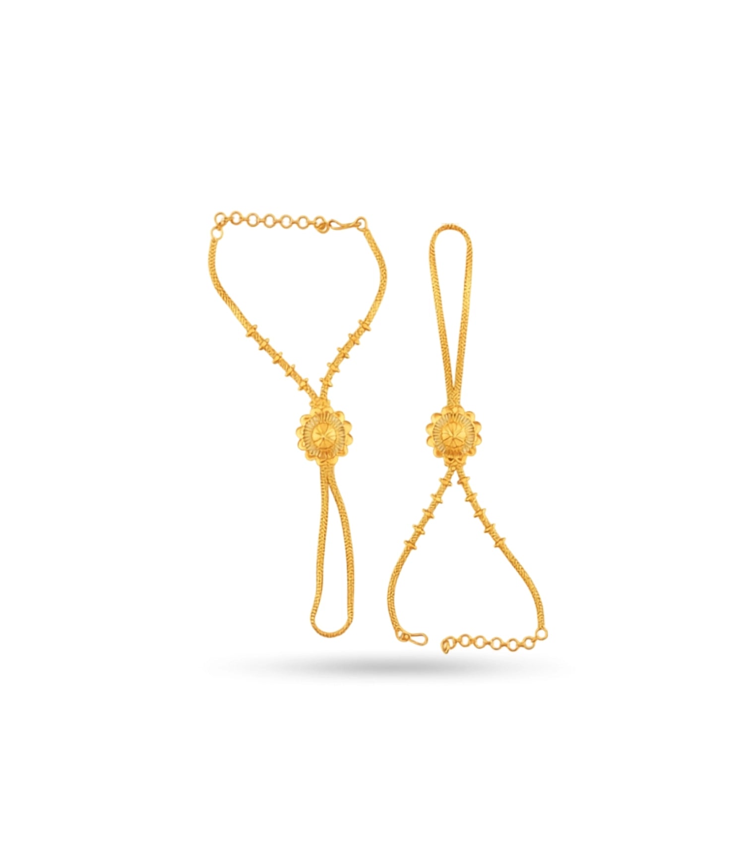 Gold Plated Graceful Hand Harness