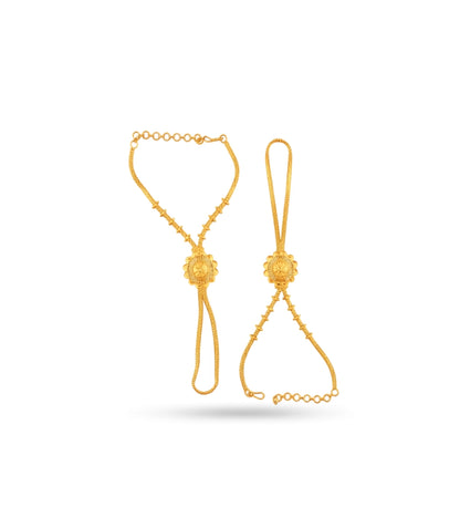 Gold Plated Graceful Hand Harness