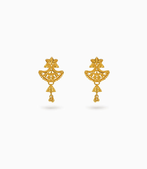 Gold Plated Lovely Drop Earrings
