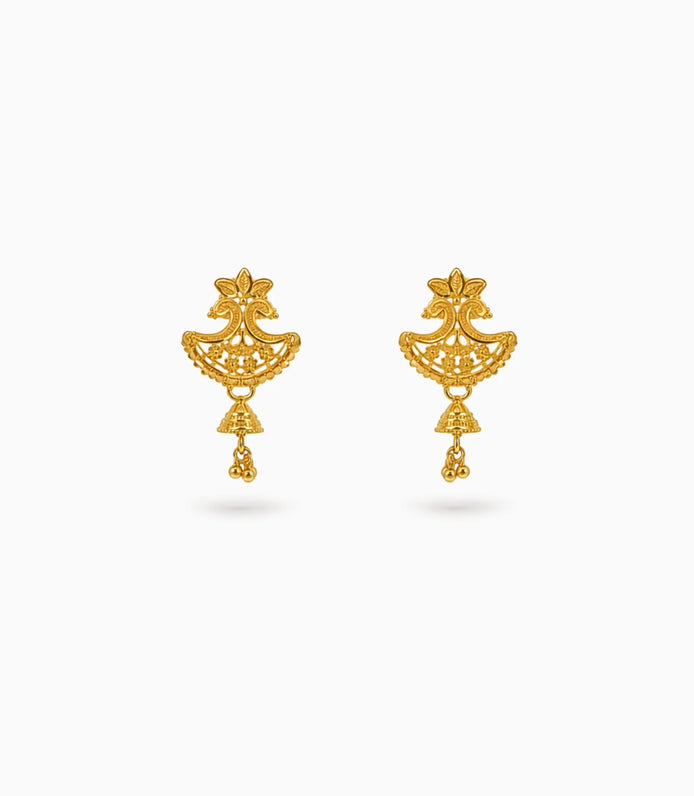 Gold Plated Lovely Drop Earrings