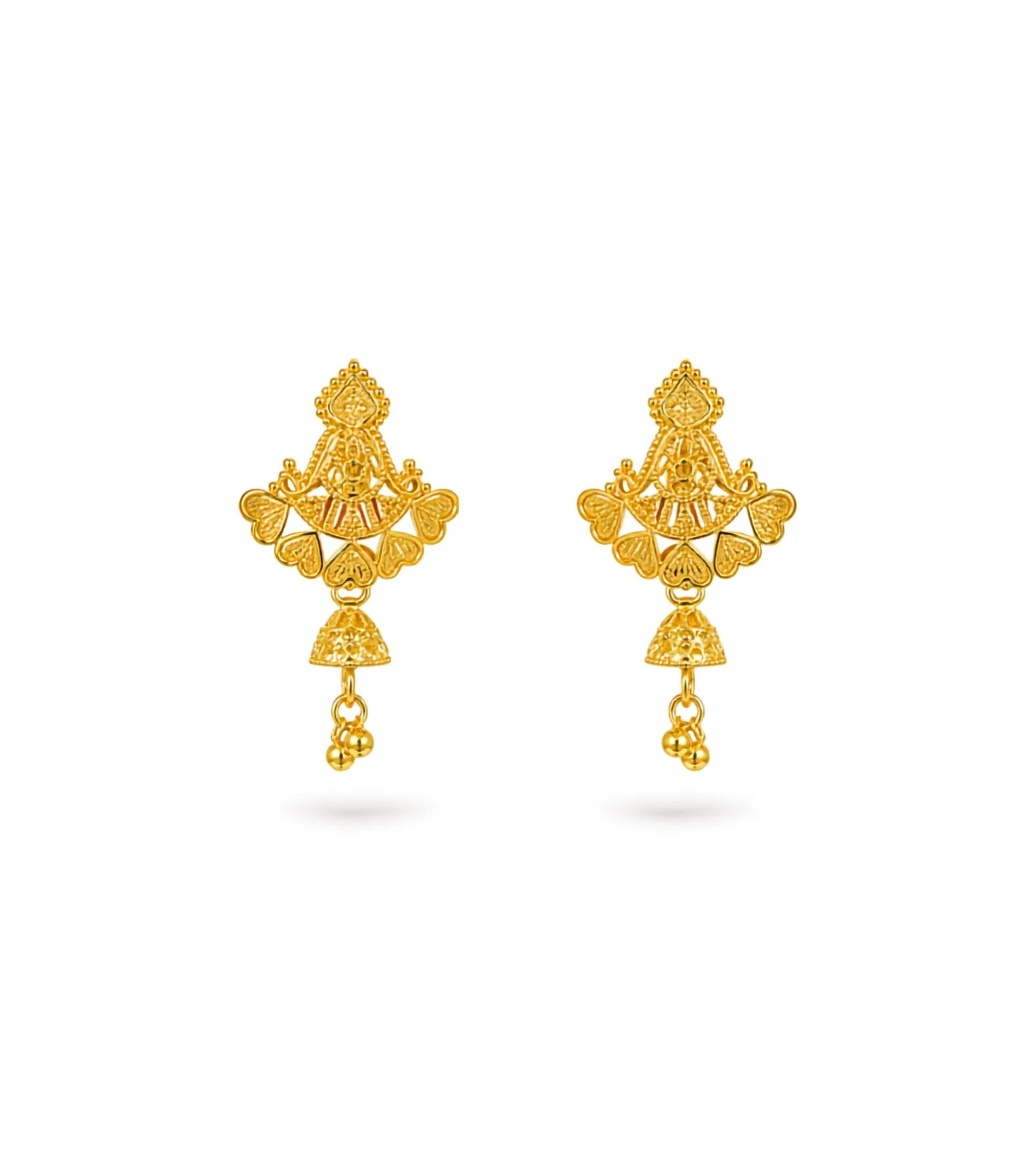 Gold Plated Festive Drop Earrings