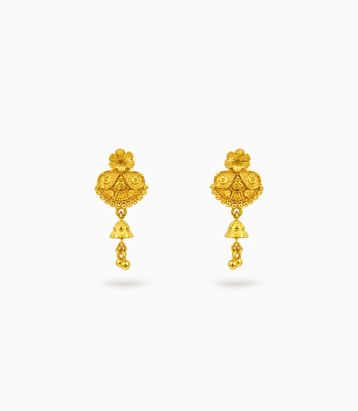 Gold Plated Charming Drop Earrings