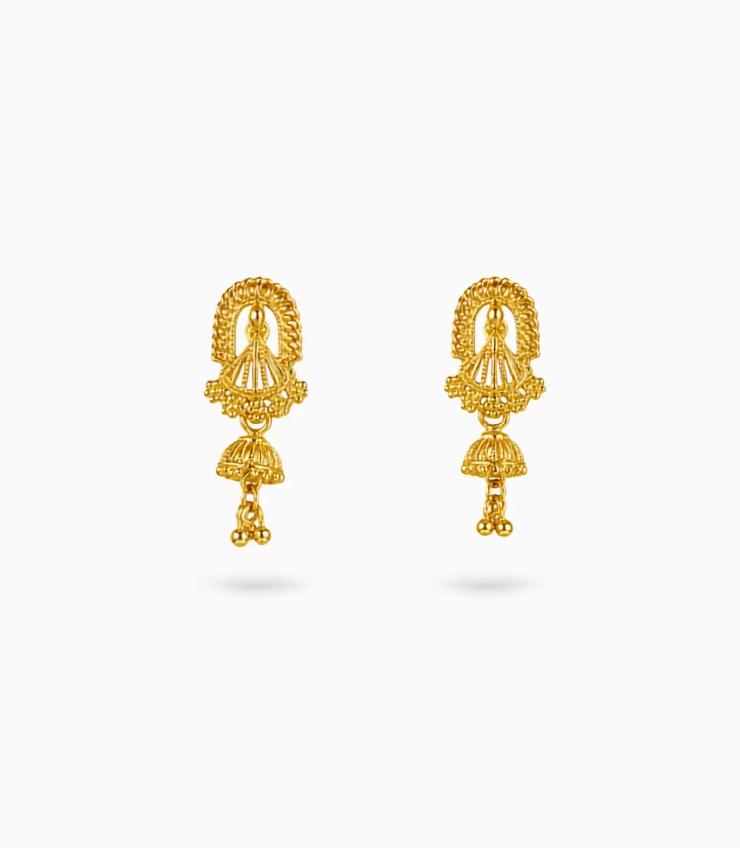 Gold Plated Daily Drop Earrings