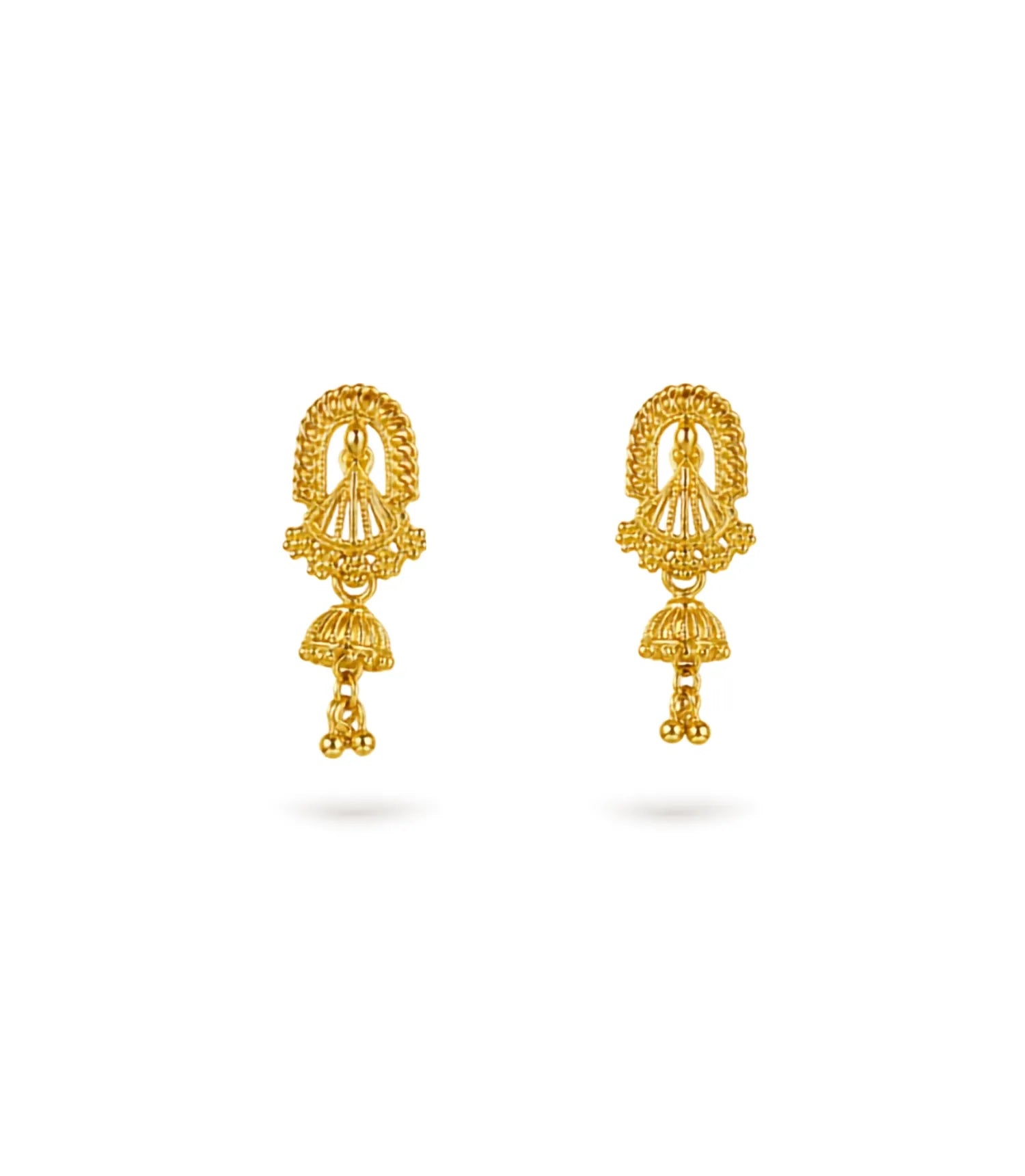 Gold Plated Daily Drop Earrings