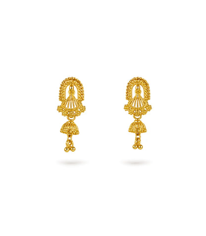 Gold Plated Daily Drop Earrings