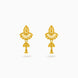 Gold Plated Bloom Drop Earrings