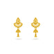 Gold Plated Bloom Drop Earrings