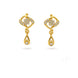 Gold Plated Diamond-Look AD Drop Earrings