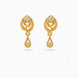 Gold Plated Light-Catching AD Drop Earrings