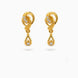Gold Plated Bright AD Drop Earrings