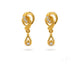 Gold Plated Bright AD Drop Earrings