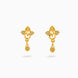 Gold Plated Glimmer AD Drop Earrings