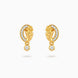 Gold Plated AD Accented Drop Earrings