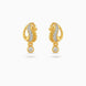 Gold Plated AD Decorated Drop Earrings