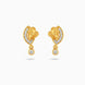 Gold Plated AD Encrusted Drop Earrings
