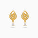 Gold Plated Brilliant AD Drop Earrings