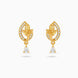Gold Plated Radiant AD Drop Earrings