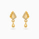 Gold Plated Fine AD Drop Earrings