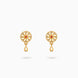 Gold Plated High Polish AD Drop Earrings