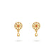 Gold Plated High Polish AD Drop Earrings