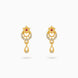 Gold Plated Stone-Set AD Drop Earrings