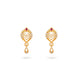 Gold Plated Micro AD Drop Earrings