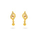 Gold Plated Modern AD Drop Earrings