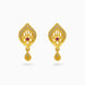 Gold Plated Trendy AD Drop Earrings