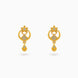 Gold Plated Designer AD Drop Earrings