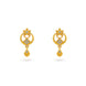 Gold Plated Designer AD Drop Earrings