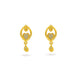 Gold Plated Simple AD Drop Earrings