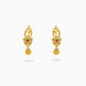 Gold Plated Graceful AD Drop Earrings