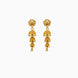 Gold Plated Glossy-Flora Jhumka Earrings
