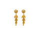Gold Plated Glossy-Flora Jhumka Earrings