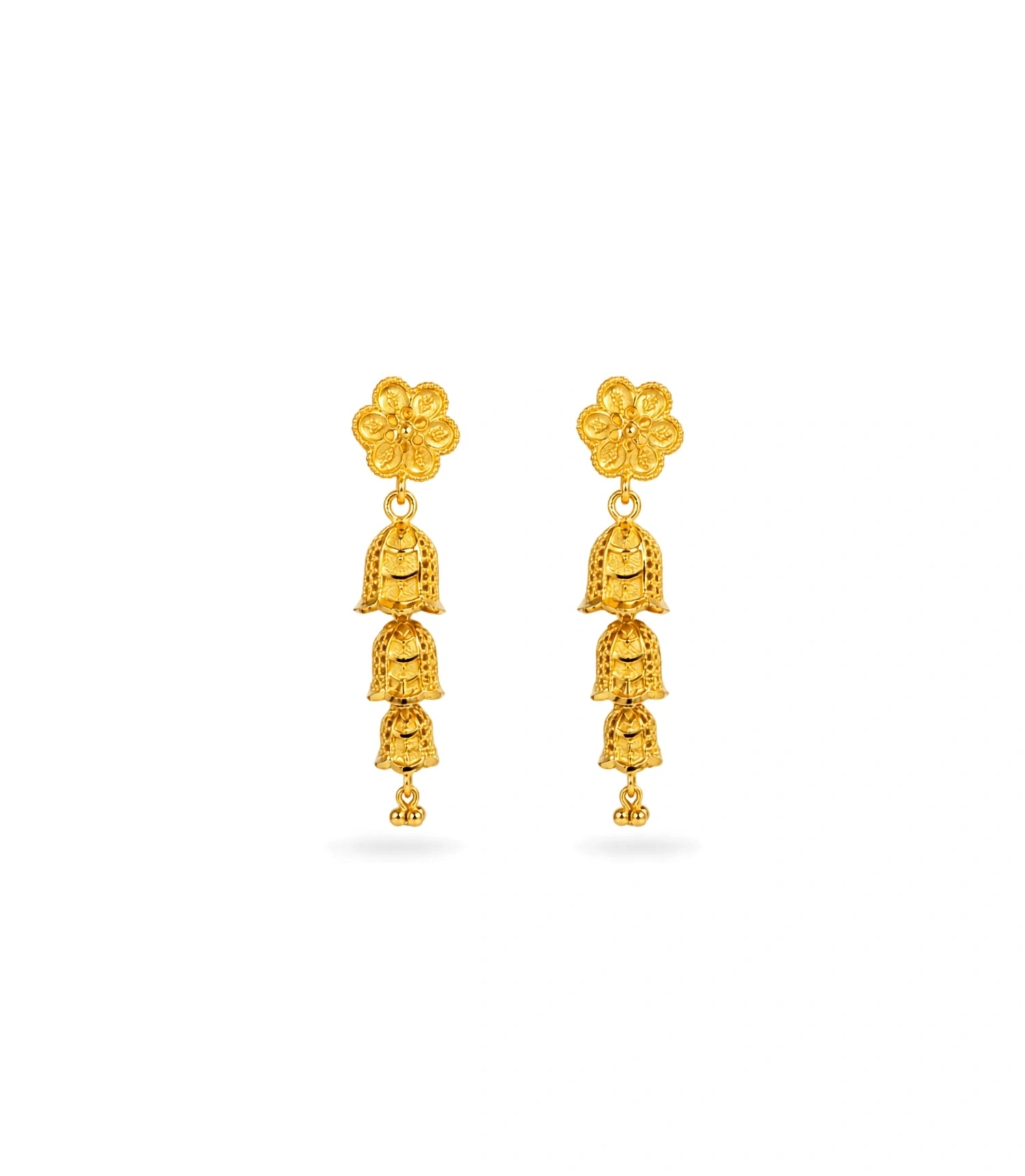 Gold Plated Charming Jhumka Earrings
