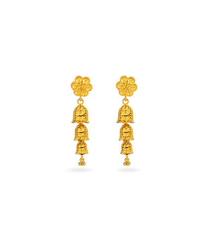 Gold Plated Charming Jhumka Earrings