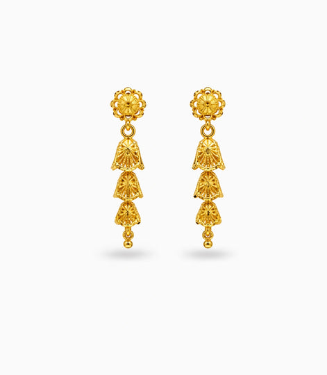 Gold Plated Dream Jhumka Earrings