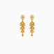 Gold Plated Bloom Jhumka Earrings