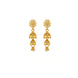 Gold Plated Harmony Jhumka Earrings